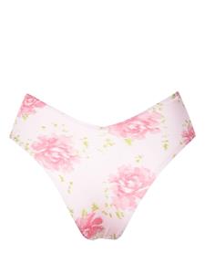 Frankies Bikinis Bikinislip met bloemenprint - Roze