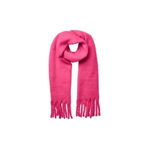 Pieces Long Scarf Schoking Pink FUSHIA 