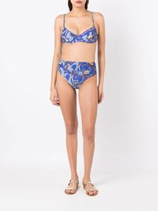 Lygia & Nanny Bikini met grafische print - Blauw