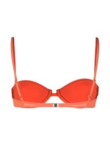 TOTEME Bikinitop met print - Oranje