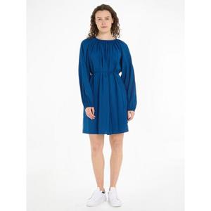 Tommy Hilfiger Blousejurkje TEXTURED MODAL SHORT DRESS met tailleband