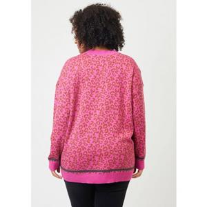 ADIA Cardigan mit Animal-Print