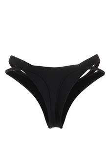 Mugler Gelaagde bikinislip - Zwart