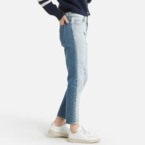 ICODE Boyfit jeans, hoge taille, dubbele verwassing