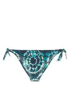 Marlies Dekkers Bikinislip met tie-dye print - Blauw