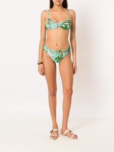 Lygia & Nanny Bikinitop met tropische print - Groen
