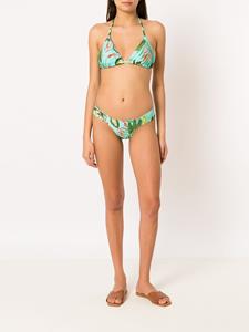 Lygia & Nanny Bikinitop met tropische print - Groen