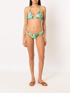 Lygia & Nanny Bikinislip met tropische print - Groen