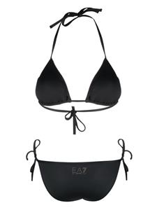 Ea7 Emporio Armani Bikini verfraaid met logo - Zwart