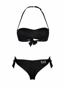 Ea7 Emporio Armani Bikini met halternek - Zwart