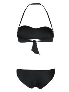 Ea7 Emporio Armani Bikini verfraaid met logo - Zwart