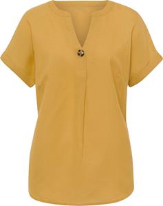 Your Look... for less! Dames Comfortabele blouse oker Größe