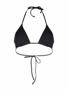 GANNI Triangel bikinitop - Zwart
