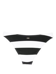Moschino Bikinislip met logopatch - Zwart