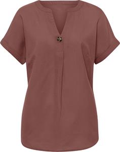 Your Look... for less! Dames Comfortabele blouse roodbruin Größe