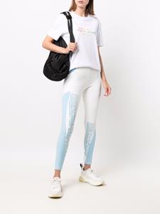 Stella McCartney Legging met logoprint - Wit