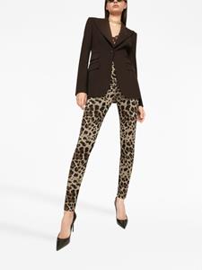 Dolce & Gabbana Legging met luipaardprint - Beige