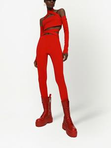 Dolce & Gabbana High waist legging - Rood
