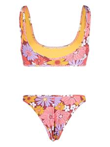 Reina Olga Bikini met bloemenprint - Oranje