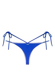 Dsquared2 Bikinislip met gestrikte taille - Blauw