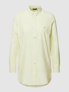 Montego Lange blouse met kentkraag
