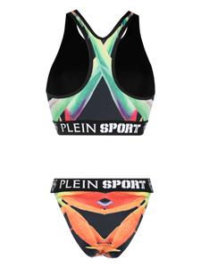 Plein Sport Bikini met bloemenprint - Zwart
