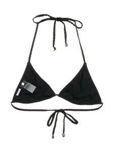 Nanushka Triangel bikinitop - Zwart
