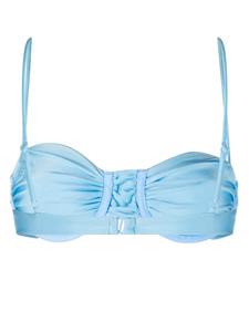 JADE Swim Mia metallic bikinitop - Blauw