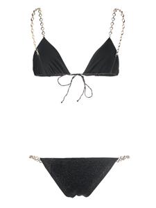 Oséree Bikini met kettingdetail - Zwart