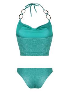 Oséree Bikinitop met lurex detail - Blauw