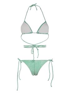 Reina Olga Wikkelbikini met print - Groen