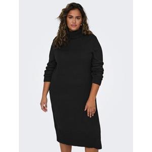 ONLY CARMAKOMA Tricotjurk CARBRANDIE L/S ROLL NECK DRESS KNT NOOS