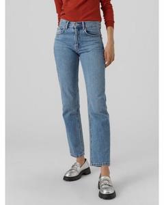 Vero Moda High-waist jeans VMHAILEY HR STRAIGHT DNM JNS LI3107 NOOS