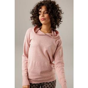 Aniston CASUAL Kapuzenpullover mit Kängurutasche