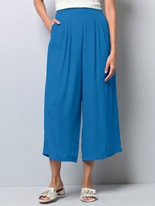 Alba moda Broek met plisséplooien  Blauw