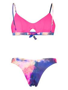 Cia Marítima Bikini met tie-dye - Roze