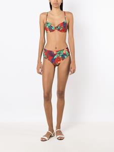Lygia & Nanny Veronica bikini met tropische print - Rood