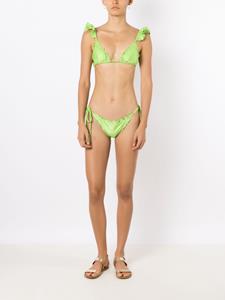 Brigitte Bikini met ruches - Groen