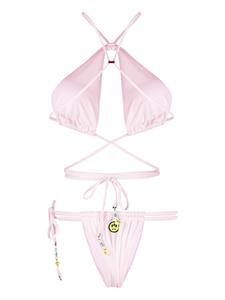 BARROW Bikini verfraaid met logo - Roze