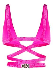 Versace Bikinitop met plakkaat - Roze