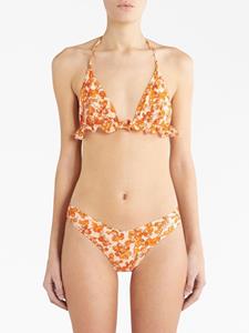ETRO Bikinitop met bloemenprint - Oranje