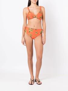 Lygia & Nanny Bikini met bloemenprint - Oranje