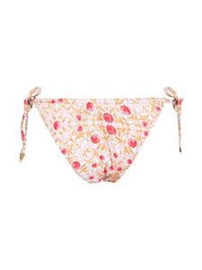 Rebecca Vallance Bikinislip met bloemenprint - Wit