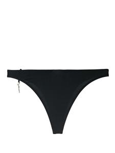 Jacquemus Bikinislip met logo amulet - Zwart