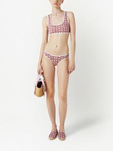 Giambattista Valli Bikini met trompe-l'oeil-effect - Roze