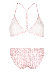 Moncler Bikini met logoprint - Roze