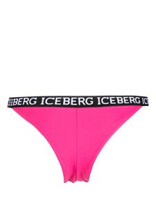 Iceberg Bikinislip met logoprint - Roze