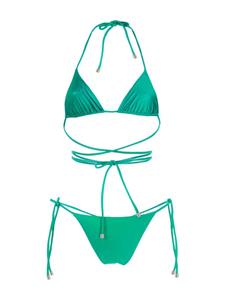 Manokhi Bikini met print - Groen