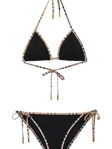 Burberry Triangel bikini - Zwart
