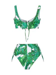 Noire Swimwear High waist bikinislip - Groen